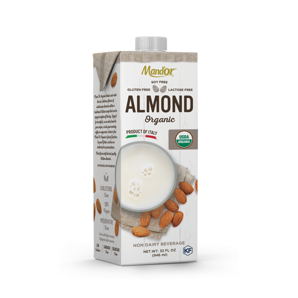 Mand'Or Almond MIlk Organic The Authentic Itali…
