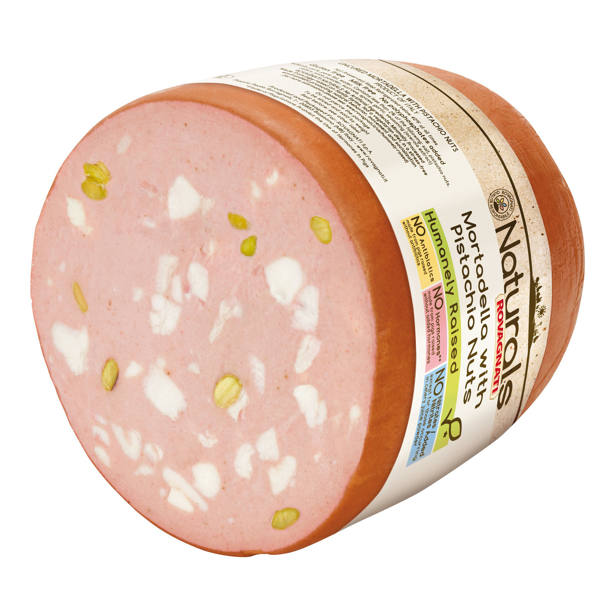 Naturals Mortadella with pistachio The Authentic
