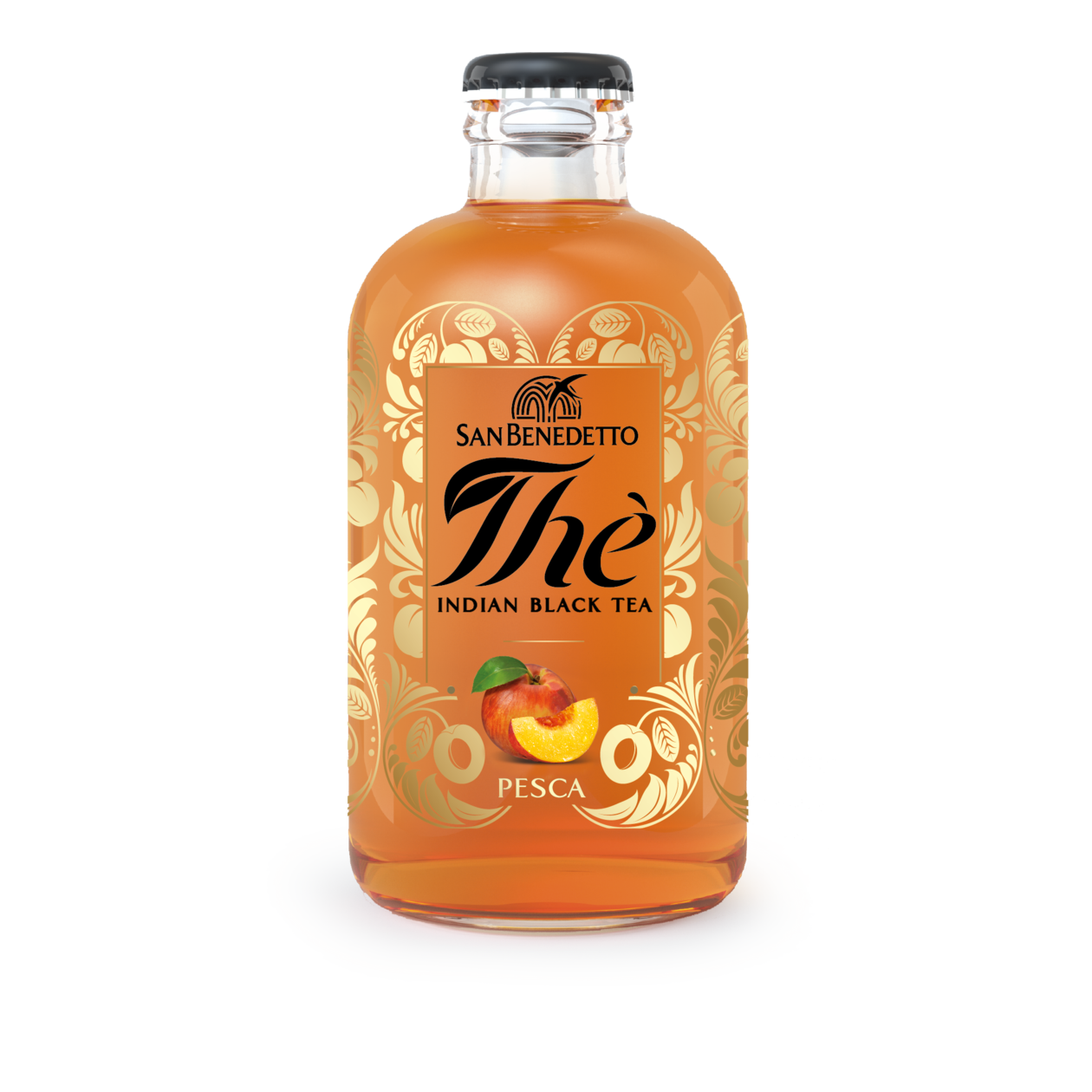 San Benedetto Indian Black Tea Peach 0,25l glass