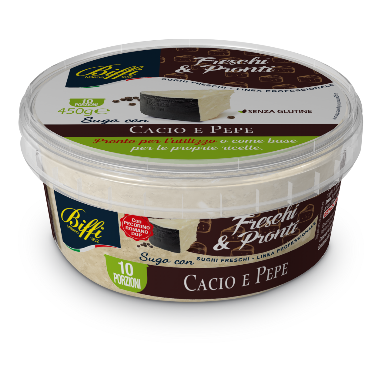 Roman Pecorino Cheese and Black Pepper Sauce 450g Chilled Line It…